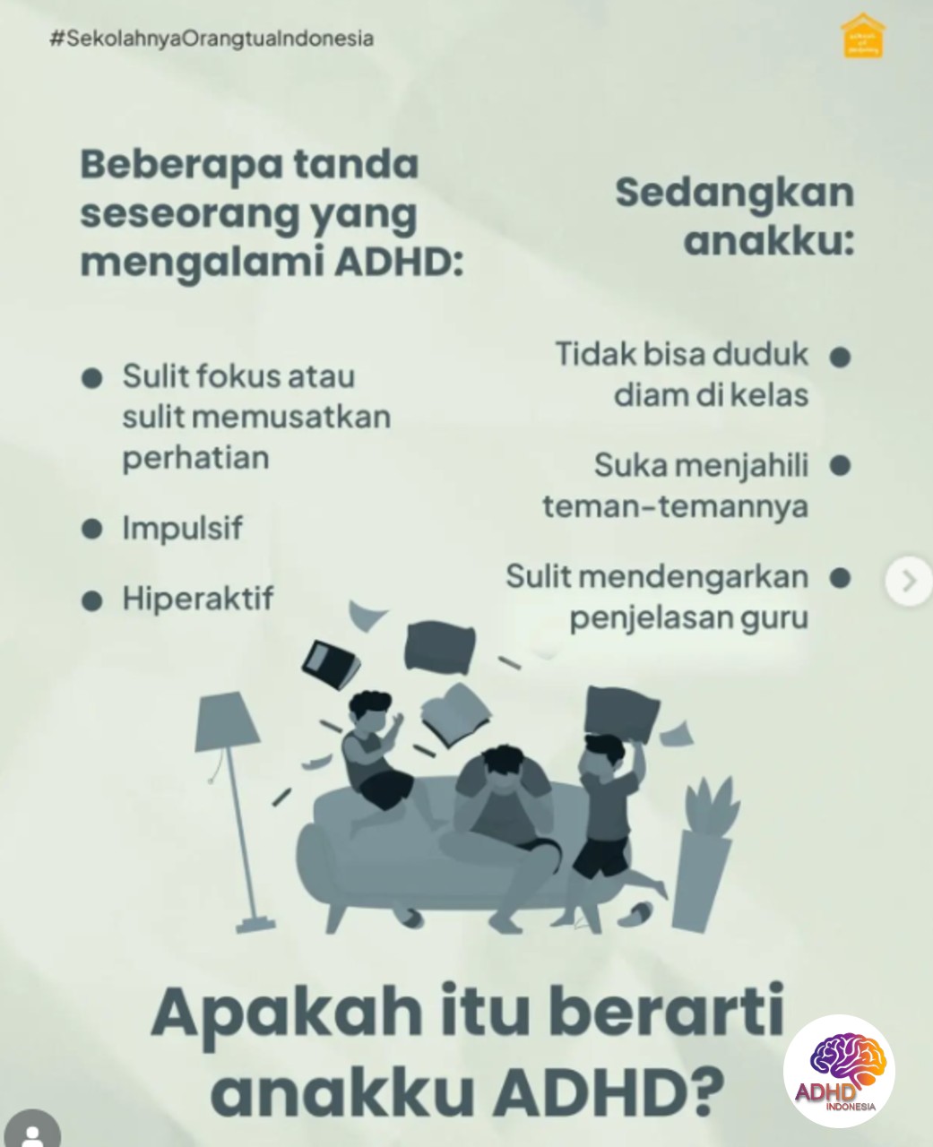 Ciri dan Gejala ADHD pada Anak Usia Dini di Kabupaten Minahasa